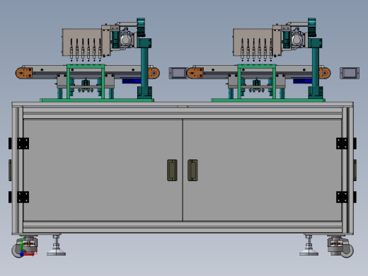 组装铁片设备sw20前视缩略图