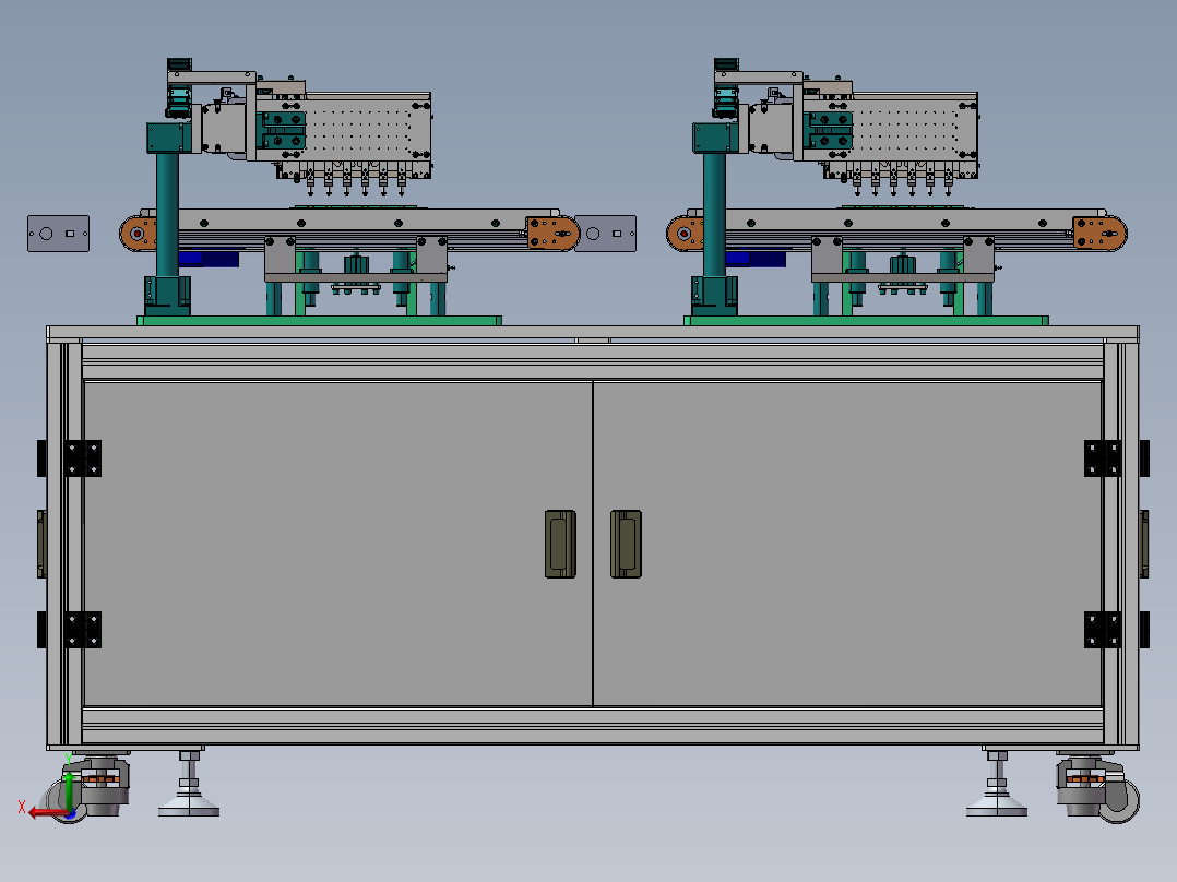 组装铁片设备sw20后视图
