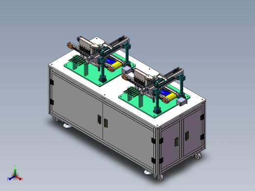 组装铁片设备sw20正等轴测缩略图
