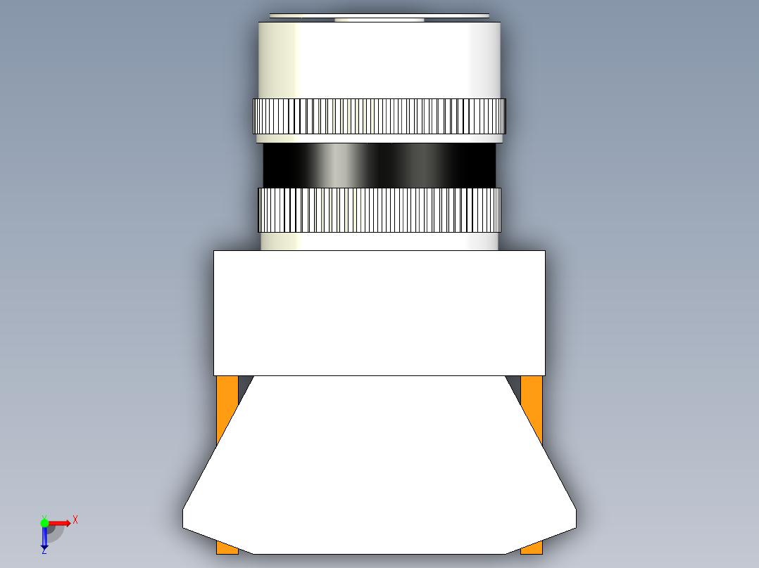 德力西电气LAY7-11BN 白俯视图