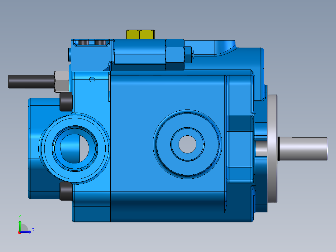 Continental Hydraulics-259482液压元件左视图