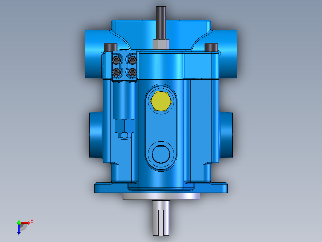 Continental Hydraulics-259482液压元件俯视图