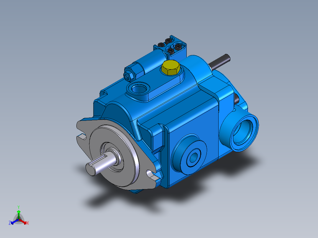 Continental Hydraulics-259482液压元件正等轴测图