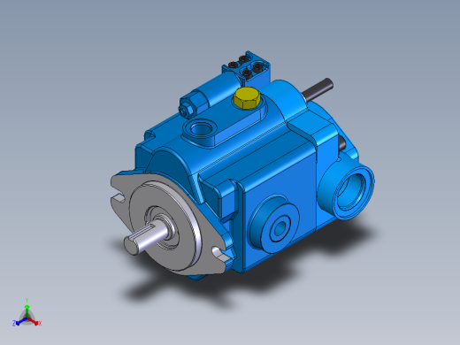 Continental Hydraulics-259482液压元件正等轴测缩略图