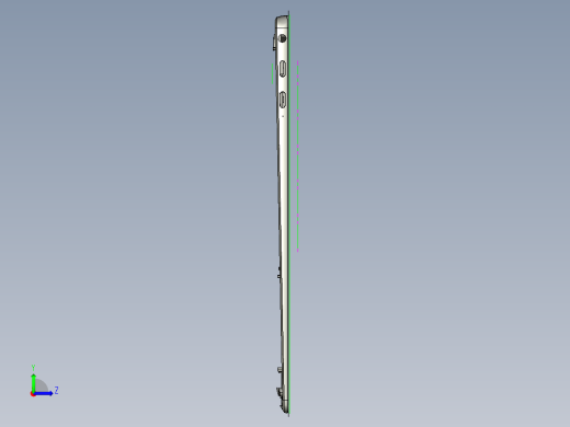 笔记本C壳铣KB框程序模型左视缩略图