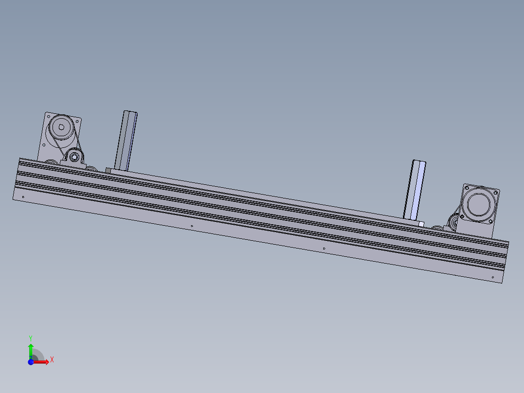 双通道载具流线