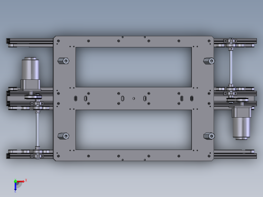 双通道载具流线俯视缩略图