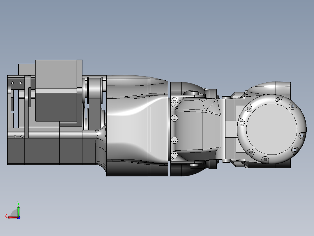 摆线减速器、摆线针轮减速器、减速器(5)后视图