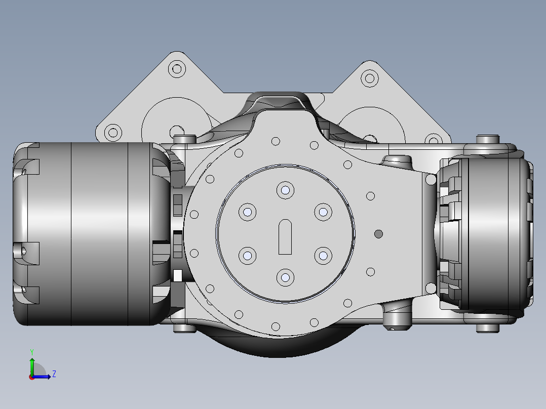 摆线减速器、摆线针轮减速器、减速器(5)左视图