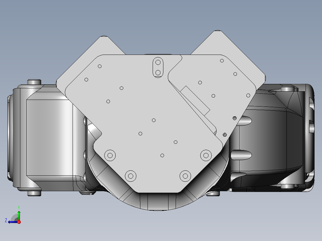 摆线减速器、摆线针轮减速器、减速器(5)右视图