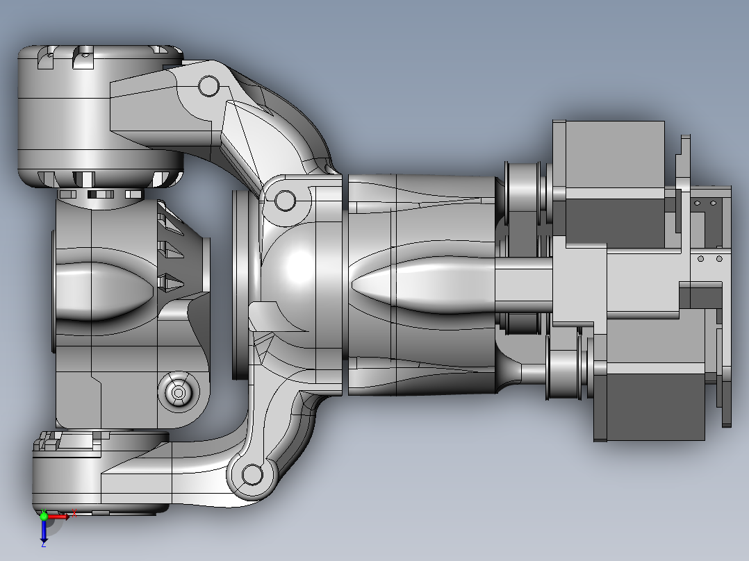 摆线减速器、摆线针轮减速器、减速器(5)俯视图