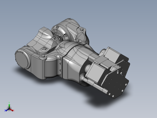 摆线减速器、摆线针轮减速器、减速器(5)正等轴测缩略图