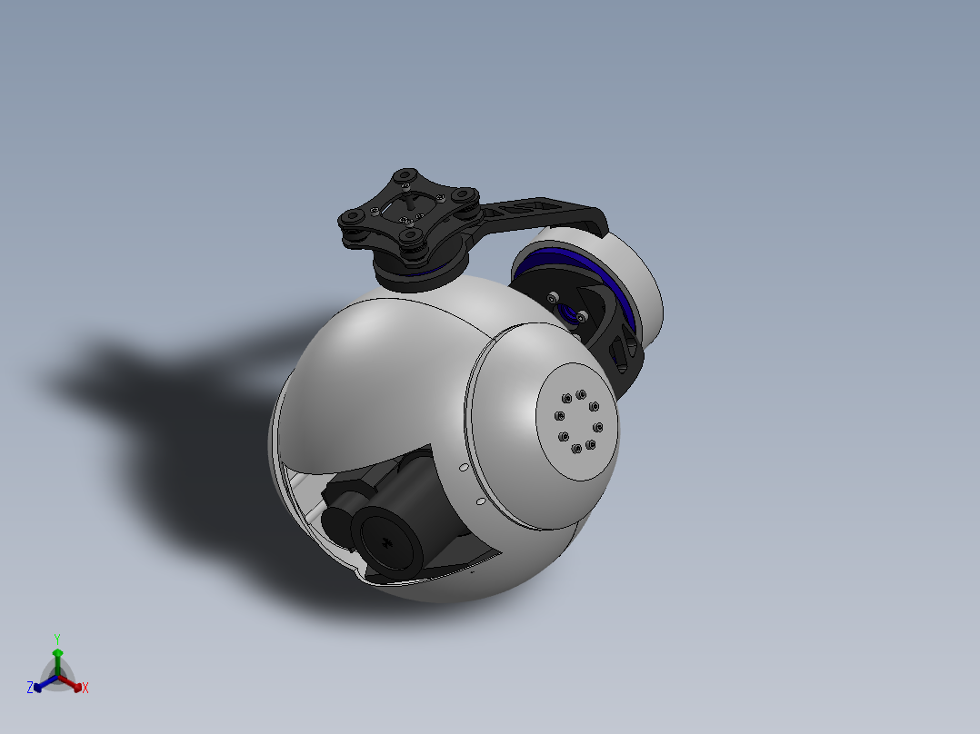 监控、摄像头(23)正等轴测图