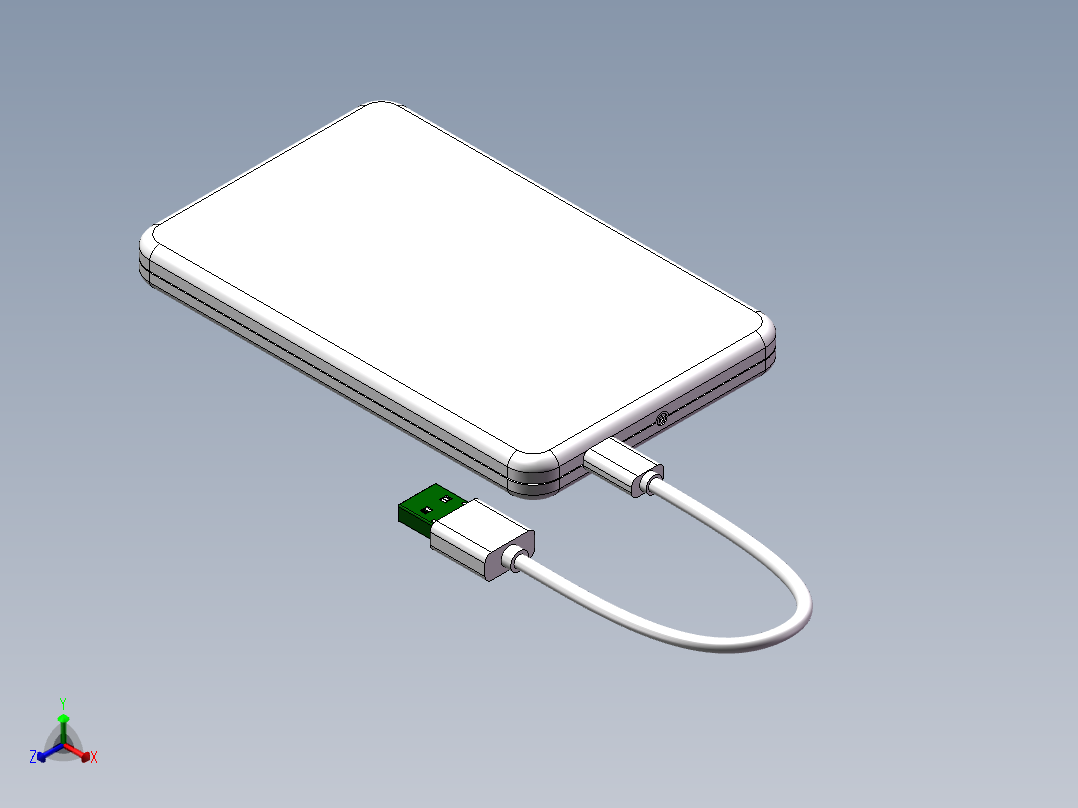 硬盘(9)正等轴测图