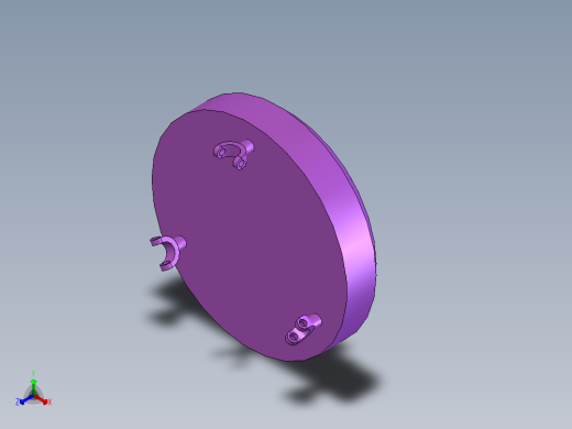 三爪机械手正等轴测缩略图