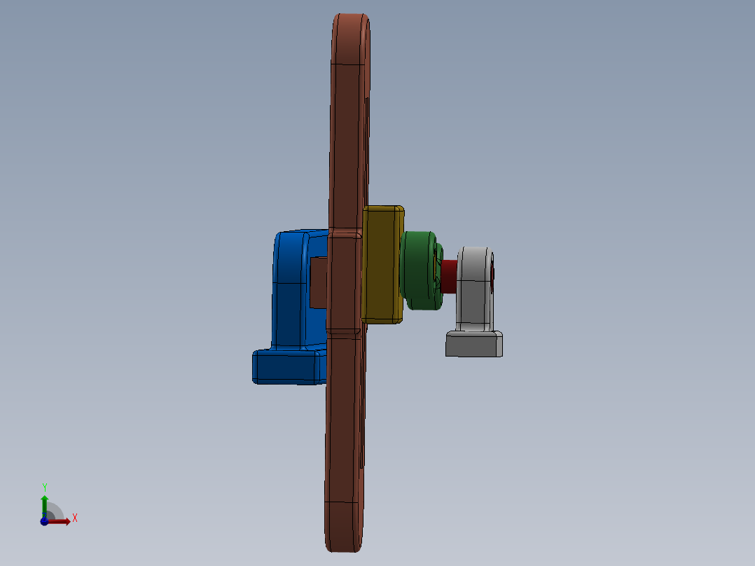 曲柄模块 (1)前视图