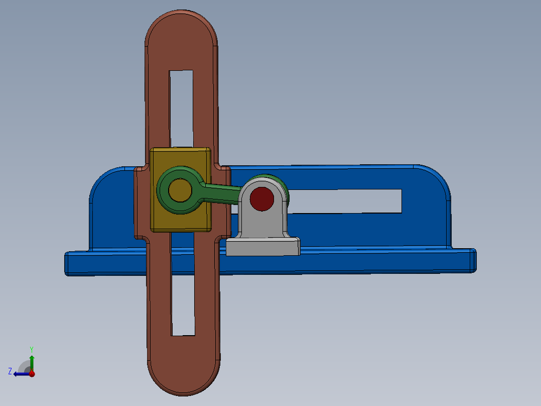 曲柄模块 (1)右视图