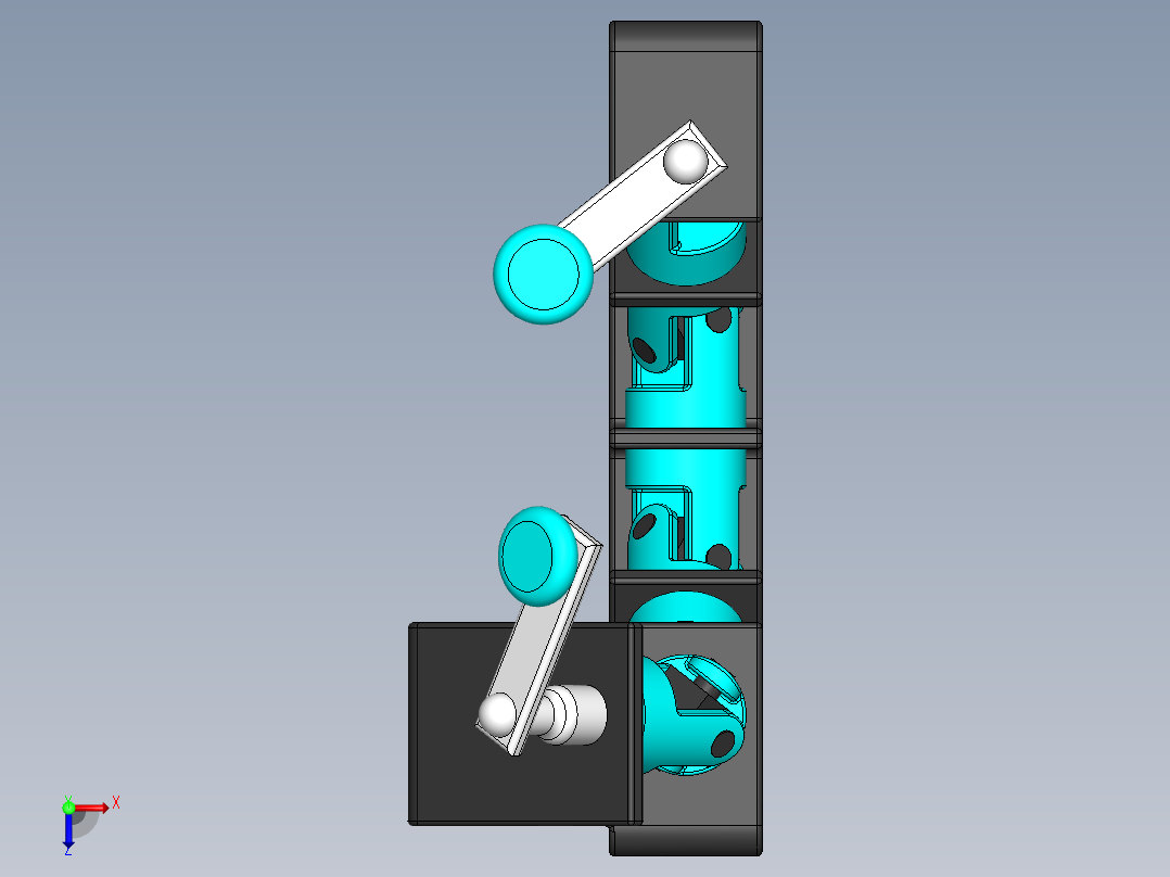 万向节(57)俯视图