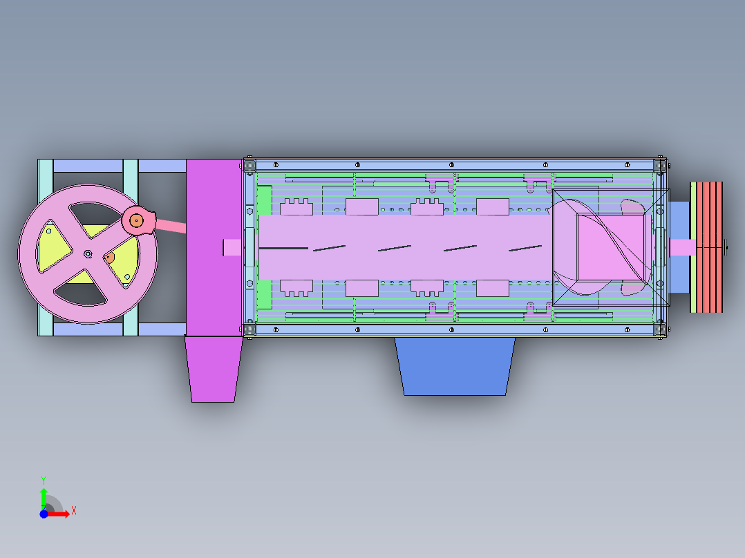 新玉米脱粒机  sw20前视图