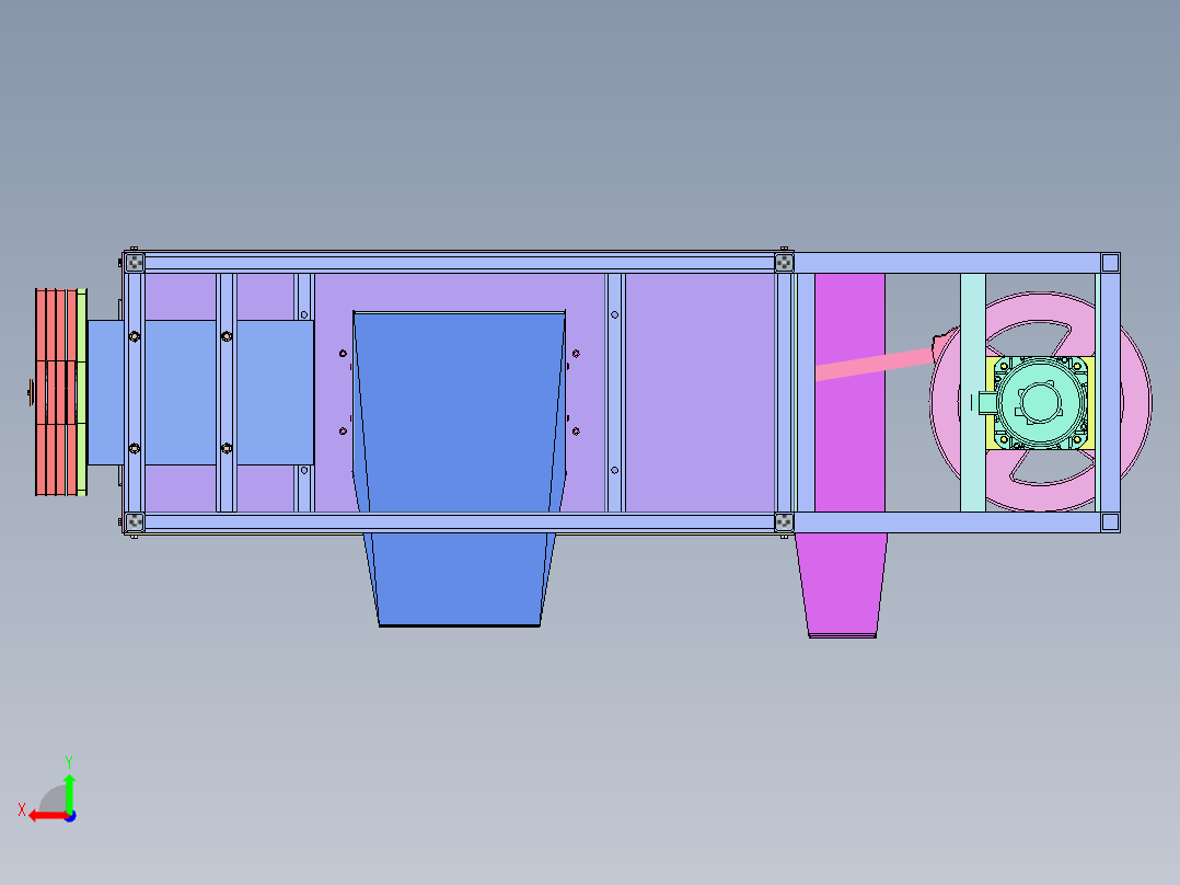 新玉米脱粒机  sw20后视图
