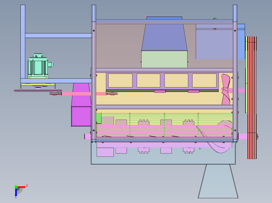 新玉米脱粒机  sw20俯视图