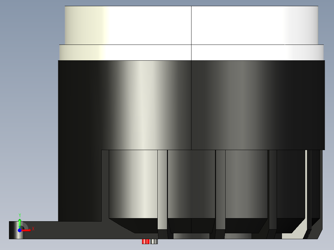 用于GSM信号的120dB 12V内部警报器前视图