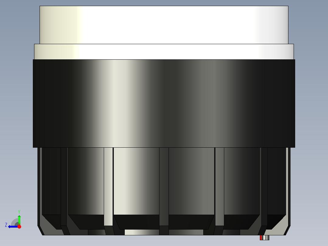 用于GSM信号的120dB 12V内部警报器右视图