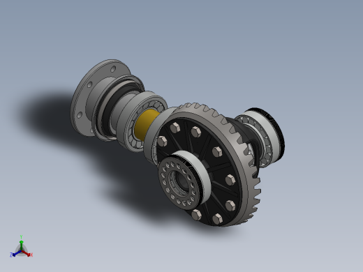 主动悬架系统正等轴测缩略图