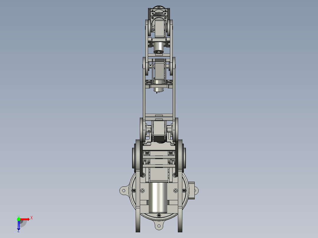 开源视觉语音机械臂俯视图