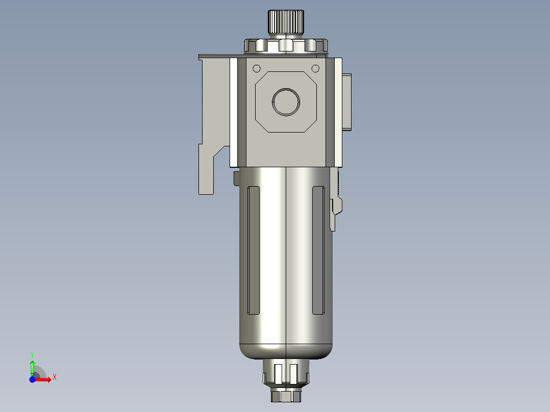 亚德客气源处理元件GAC系列前视图