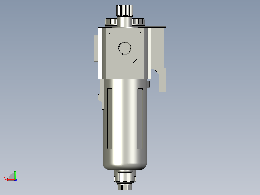 亚德客气源处理元件GAC系列后视图