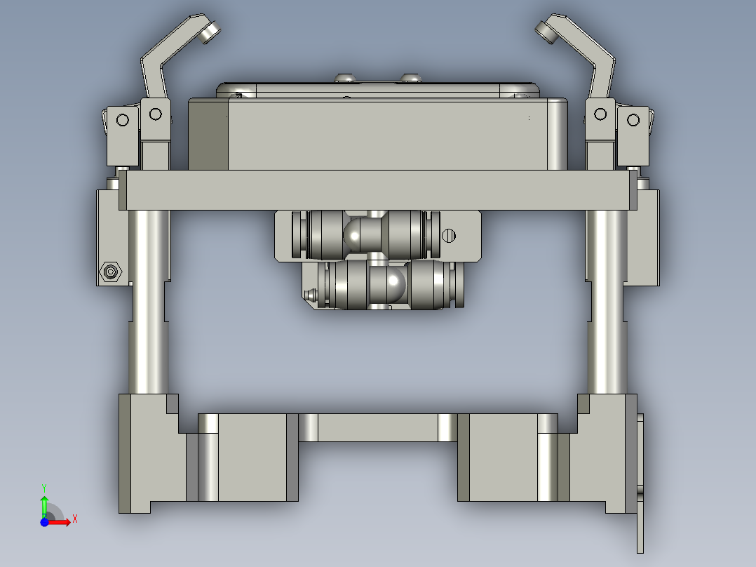 手机组件前视图