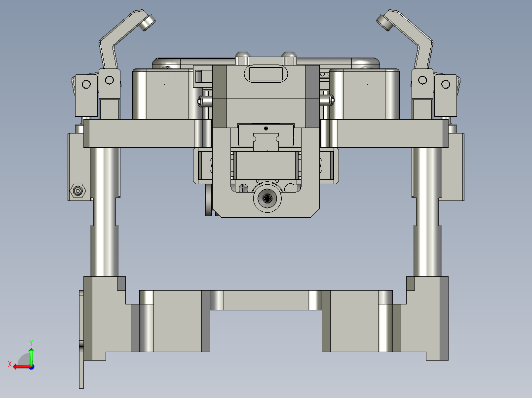 手机组件后视图