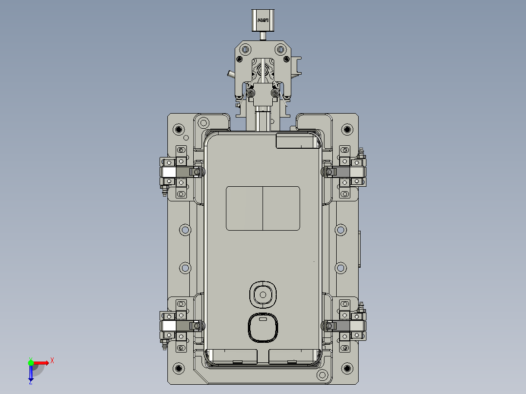 手机组件俯视图