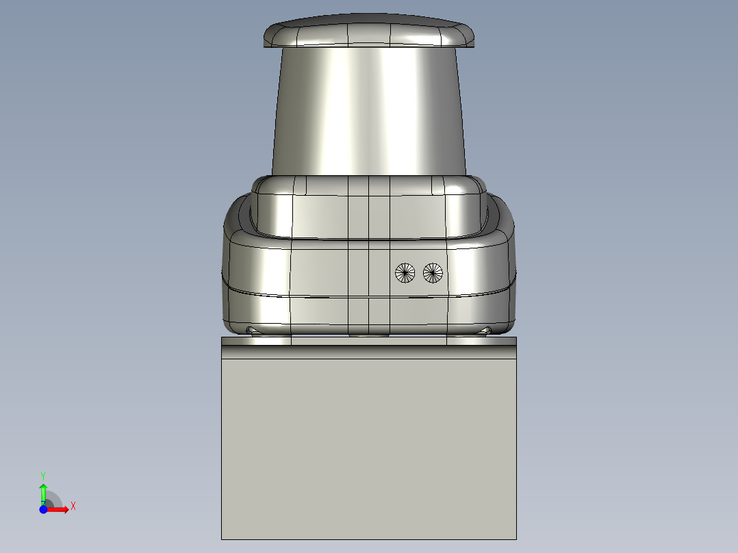 二维码LiDAR激光传感器前视图