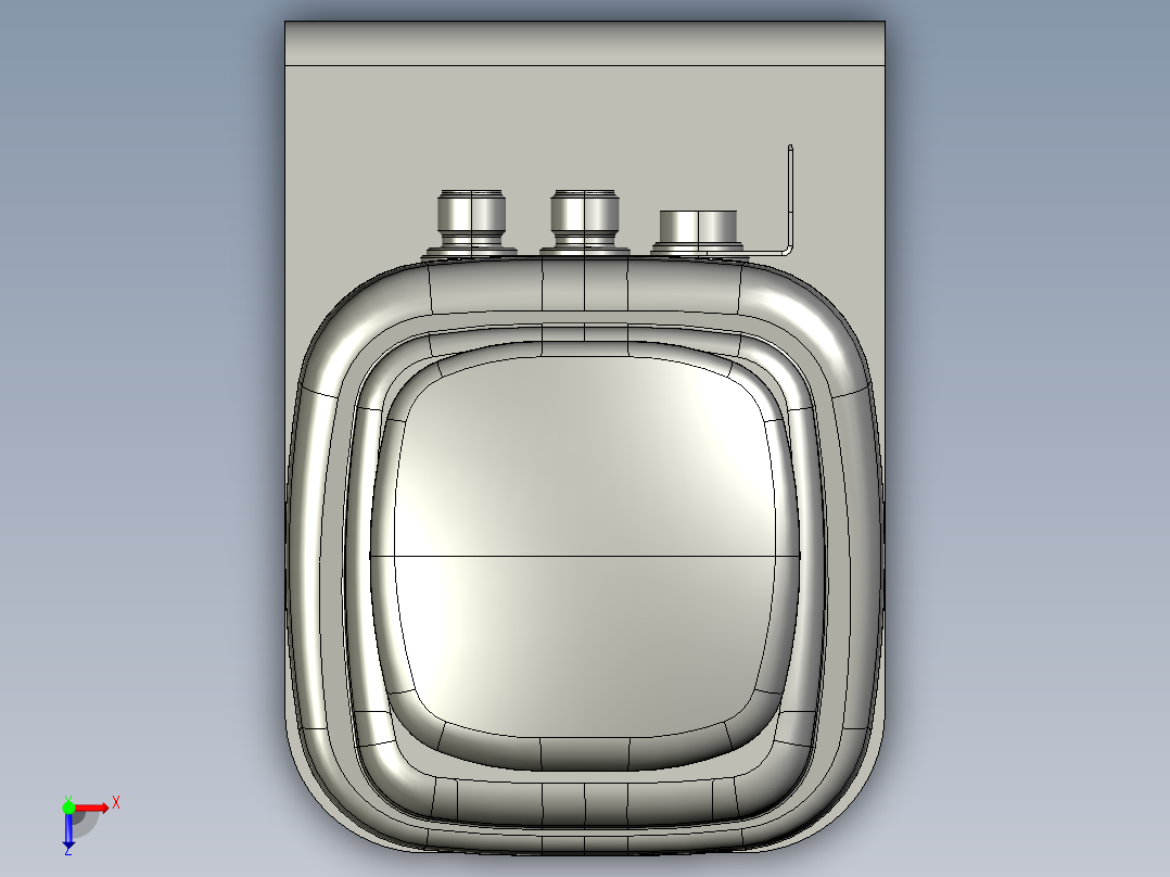 二维码LiDAR激光传感器俯视图
