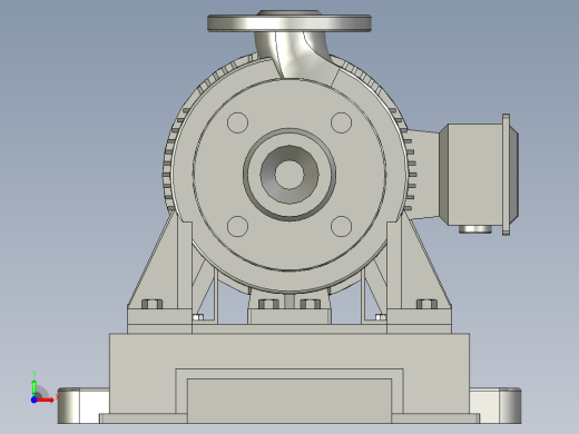 IHF氟塑料耐腐蚀离心泵IHF50-32-125前视缩略图