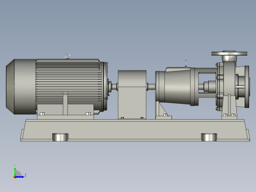 IHF氟塑料耐腐蚀离心泵IHF50-32-125左视缩略图