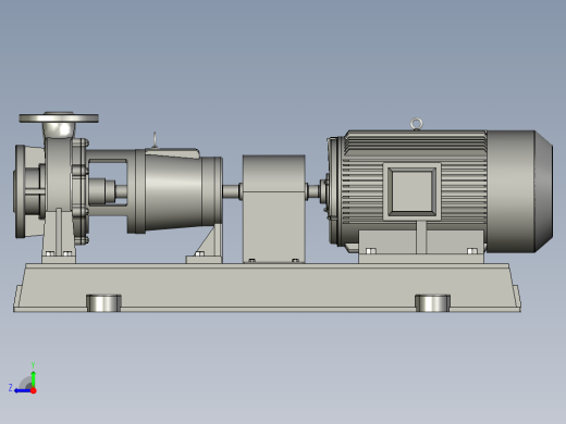 IHF氟塑料耐腐蚀离心泵IHF50-32-125右视缩略图