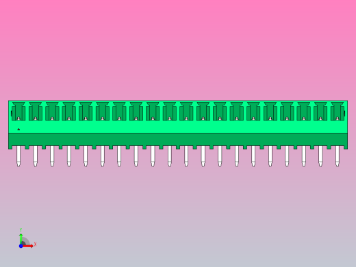 可插拔接线端子15EDGLC-3.81-20P-14-00AH前视缩略图