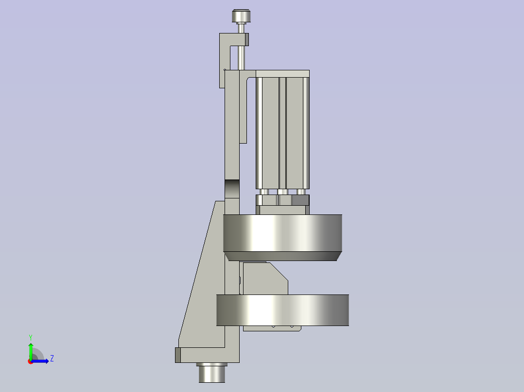 硬度检测工位-y-g左视图