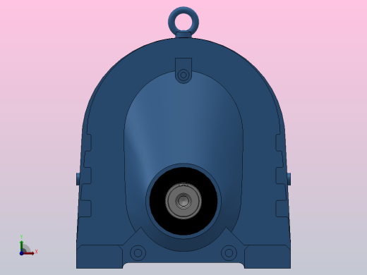 RX127底脚轴伸式安装斜齿轮减速机RX127-Y3-8P-100-M1-0°前视缩略图