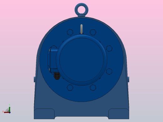 RX127底脚轴伸式安装斜齿轮减速机RX127-Y3-8P-100-M1-0°后视缩略图