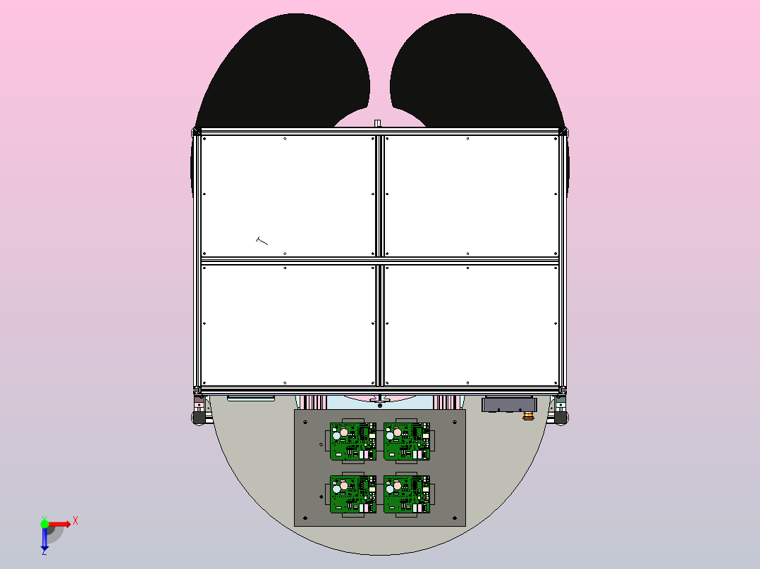PCB 视觉检测俯视图
