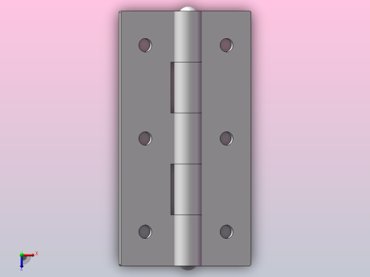 铰链合页B-1027-14俯视缩略图