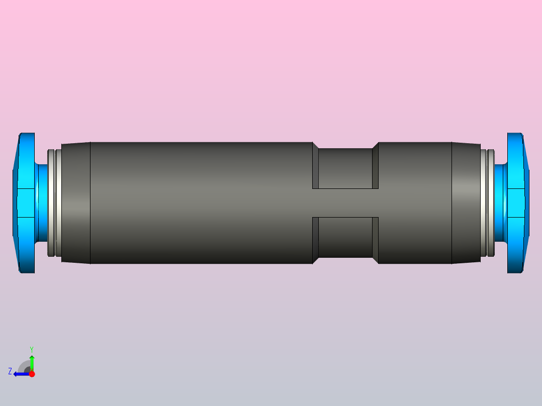 快插接头QSK-4右视图