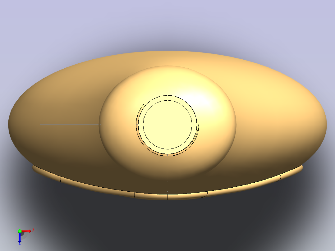 简单的塑料瓶俯视图