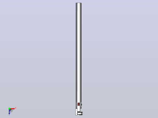 皮带直线轴半封闭可选导轨TPA-HNB-120D-110-L2200-ML-Y-P40-N3俯视缩略图