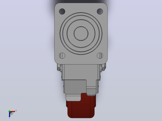 Z13-01B-150-(412R)重型轮[Z13-01B-200-412R]脚轮俯视缩略图