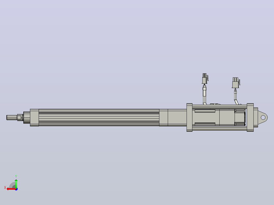轻载电动缸TPA-ESR25-1002C-L200-M-CA-W-P10-C3后视图